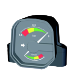 Differenzdruckmanometer für Filter Alps